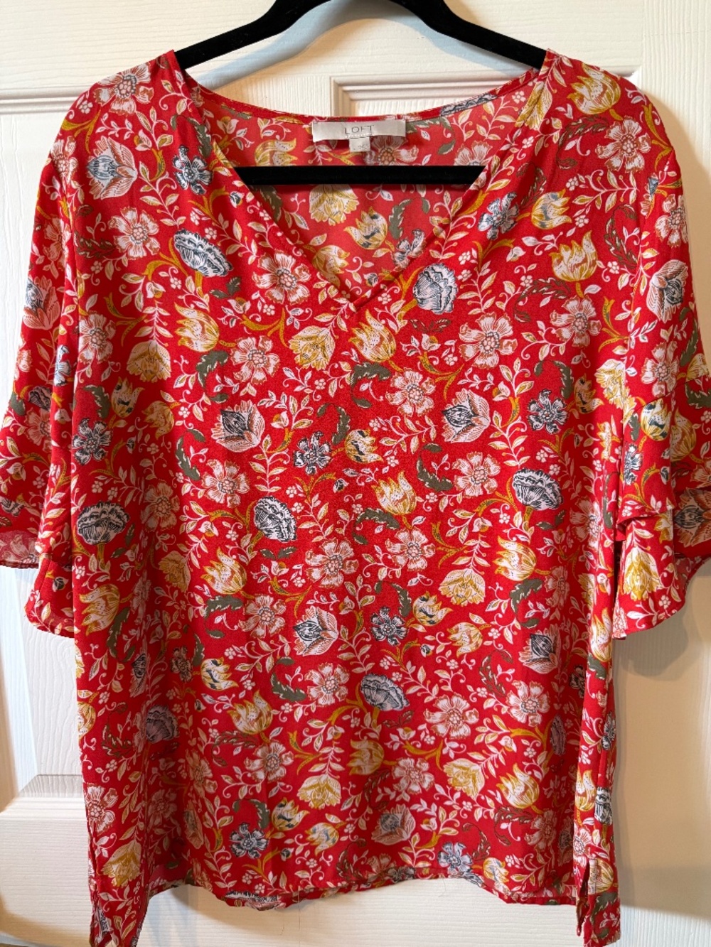 Loft V-neck blouse